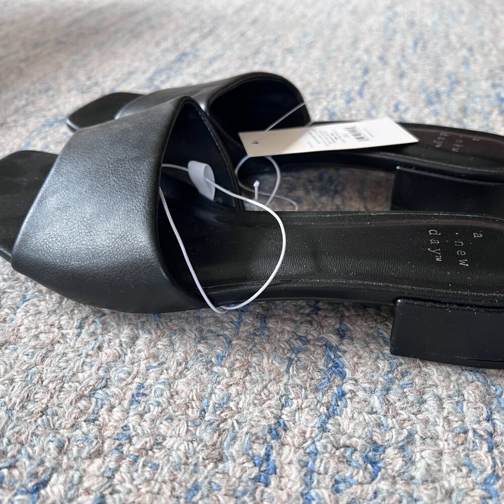 NWT A New Day Women's Tori Mule Heels w/ Memory Foam Insole Size 8.5 - Picture 2 of 4
